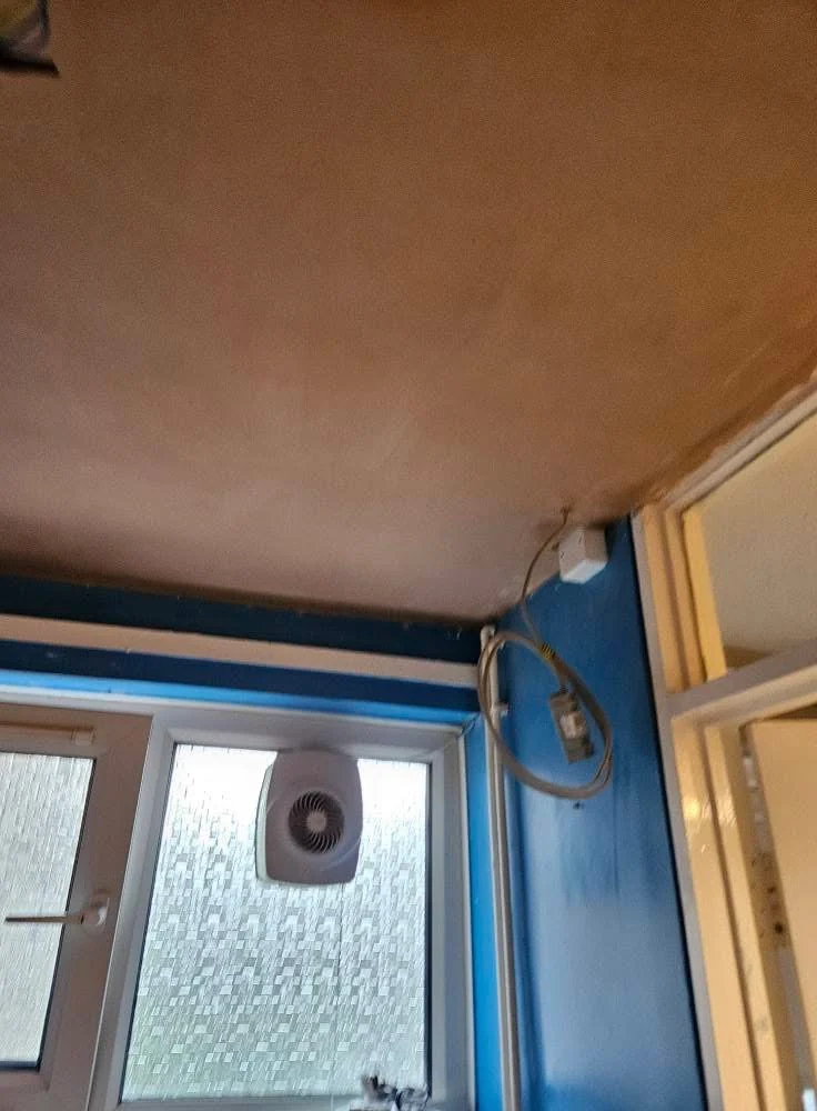 Bathroom ready for plastering work