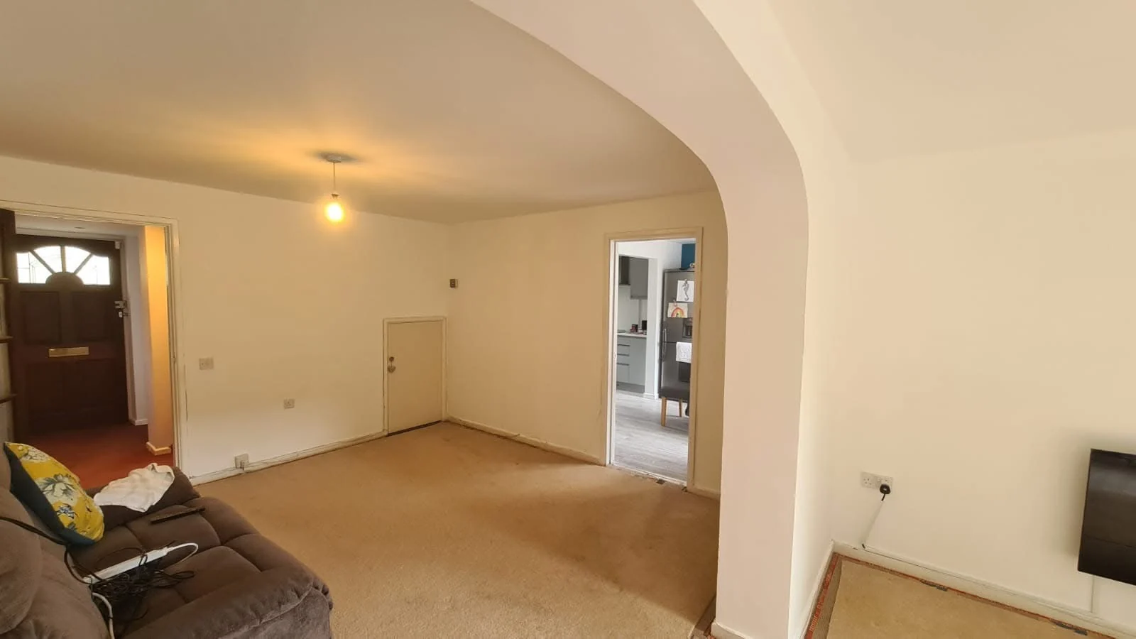 Living room before